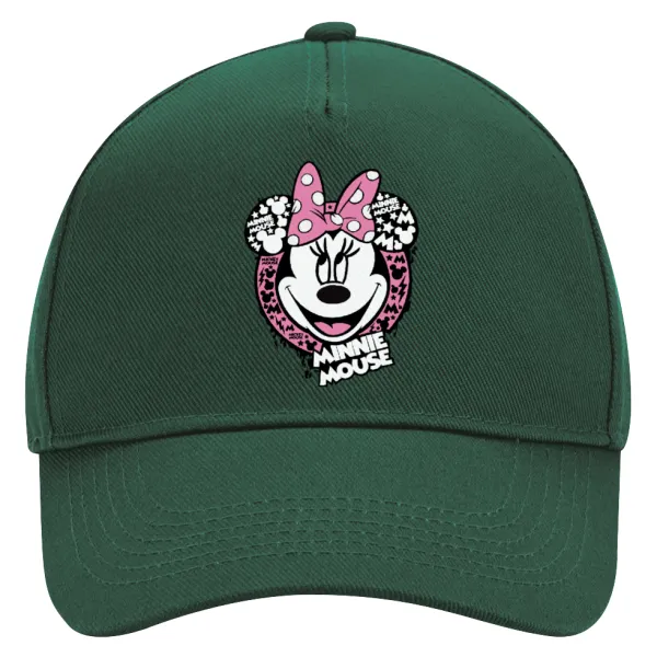 Minnie mouse — Καπέλο Ενηλίκων Ultimate ΠΡΑΣΙΝΟ, (100% ΒΑΜΒΑΚΕΡΟ DRILL, ΕΝΗΛΙΚΩΝ, UNISEX, ONE SIZE)