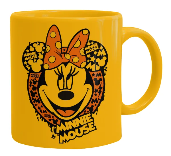 Minnie mouse — Κούπα, κεραμική κίτρινη, 330ml