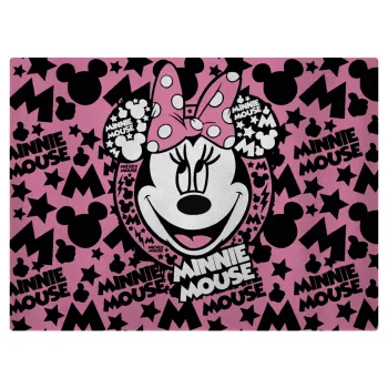 Minnie mouse, Επιφάνεια κοπής γυάλινη (38x28cm)