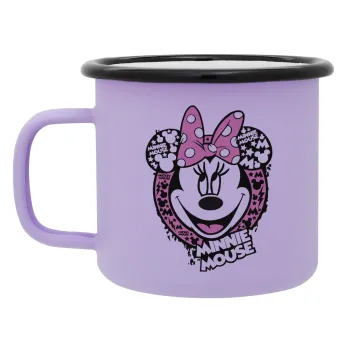 Minnie mouse, Κούπα Μεταλλική εμαγιέ ΜΑΤ Light Pastel Purple 360ml