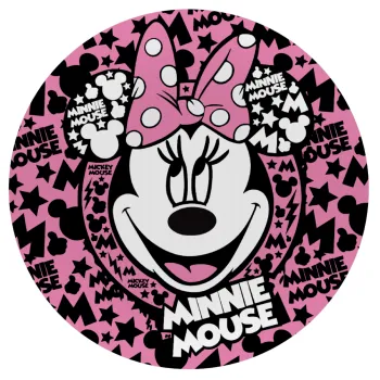 Minnie mouse, Mousepad Στρογγυλό 20cm