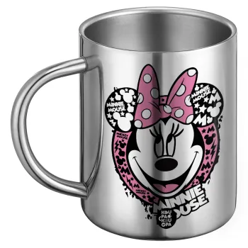 Minnie mouse, BIG Mug Stainless steel double wall (450ml)