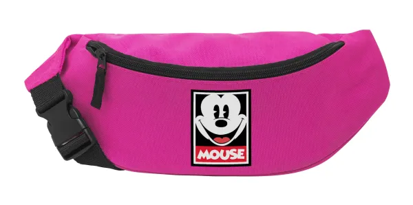 Mickey Mouse — Unisex waist bag (banana) in PINK color with 2 pockets