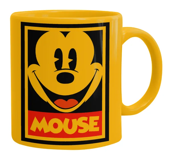 Mickey Mouse — Ceramic coffee mug yellow, 330ml