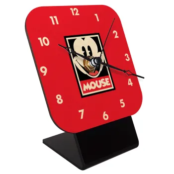 Μίκυ Μάους, Επιτραπέζιο ρολόι σε φυσικό ξύλο (10cm)