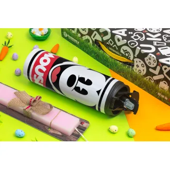 Μίκυ Μάους, Πασχαλινή Λαμπάδα με Travel Tumbler θερμό με διπλό καπάκι (600ml, BPA free) & κερί αρωματικό πλακέ (30cm) (ΡΟΖ)