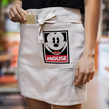 Mickey Mouse, Ποδιά Μέσης με διπλή τσέπη Barista/Bartender, Beige