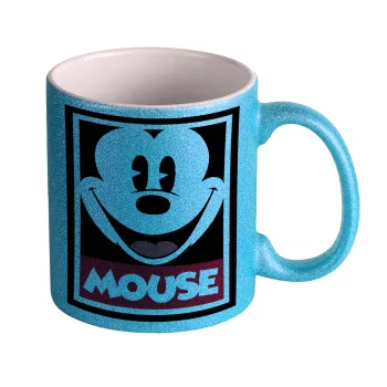 Mickey Mouse, Κούπα Σιέλ Glitter που γυαλίζει, κεραμική, 330ml