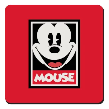 Mickey Mouse, Τετράγωνο μαγνητάκι ξύλινο 9x9cm