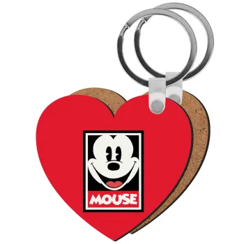 Μίκυ Μάους, Μπρελόκ Ξύλινο καρδιά MDF