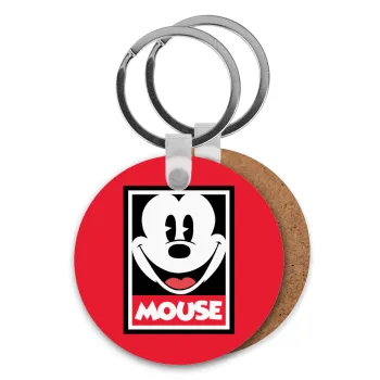 Μίκυ Μάους, Μπρελόκ Ξύλινο στρογγυλό MDF Φ5cm