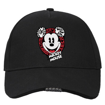 Mickey Mouse, Καπέλο Εργασίας & Δραστηριοτήτων με LED Φως - Ιδανικό για Νύχτα & Χαμηλό Φωτισμό (100% ΒΑΜΒΑΚΕΡΟ, ΕΝΗΛΙΚΩΝ, UNISEX)