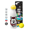 Tennis ball Metal mug thermos White, double wall, 550ml