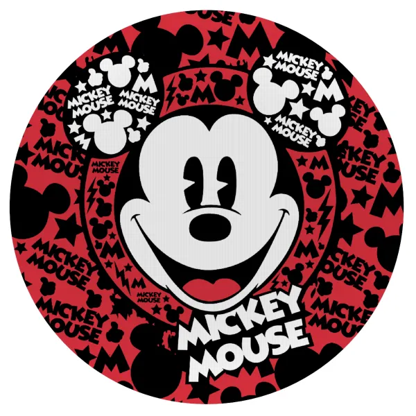 Mickey Mouse — Mousepad Στρογγυλό 20cm