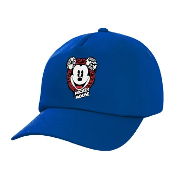 Mickey Mouse, Twill Καπέλο παιδικό ΜΠΛΕ (100% ΒΑΜΒΑΚΕΡΟ, ΠΑΙΔΙΚΟ, UNISEX)