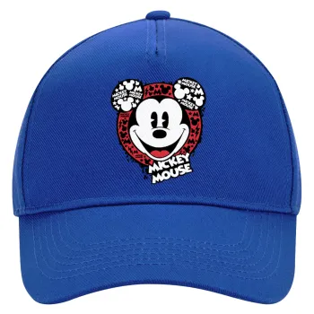 Mickey Mouse, Καπέλο Ενηλίκων Ultimate ΜΠΛΕ, (100% ΒΑΜΒΑΚΕΡΟ DRILL, ΕΝΗΛΙΚΩΝ, UNISEX, ONE SIZE)