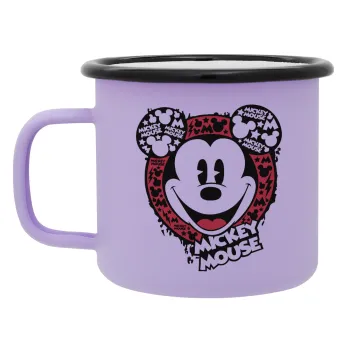 Mickey Mouse, Κούπα Μεταλλική εμαγιέ ΜΑΤ Light Pastel Purple 360ml