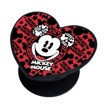 Mickey Mouse, Phone Holders Stand  καρδιά Μαύρο Βάση Στήριξης Κινητού στο Χέρι