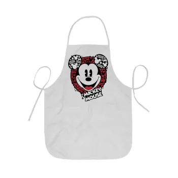 Mickey Mouse, Ποδιά Σεφ ολόσωμη κοντή  Παιδική (44x62cm)