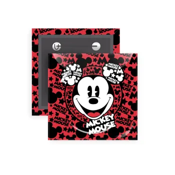 Mickey Mouse, Κονκάρδα παραμάνα τετράγωνη 5x5cm