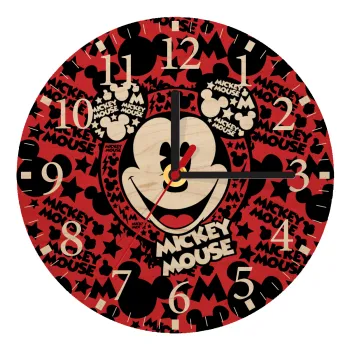 Mickey Mouse, Ρολόι τοίχου ξύλινο plywood (20cm)