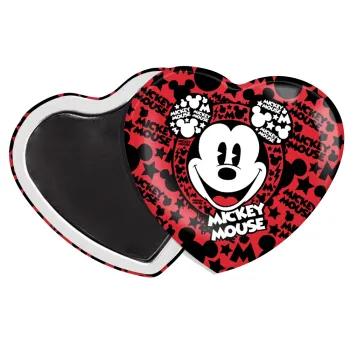 Mickey Mouse, Μαγνητάκι καρδιά (57x52mm)