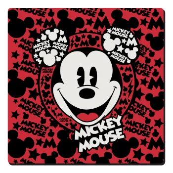 Mickey Mouse, Τετράγωνο μαγνητάκι ξύλινο 6x6cm