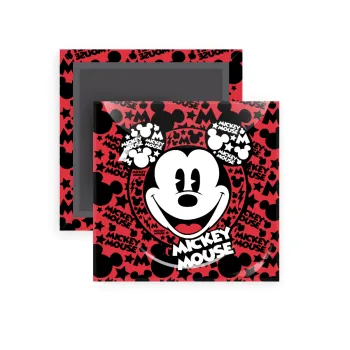 Mickey Mouse, Μαγνητάκι ψυγείου τετράγωνο διάστασης 5x5cm