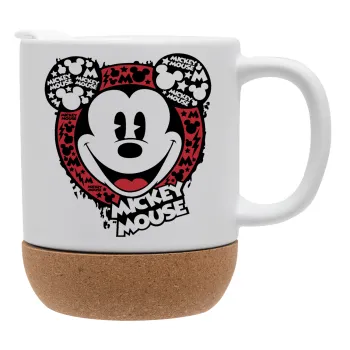 Mickey Mouse, Ceramic coffee mug Cork (MAT), 330ml