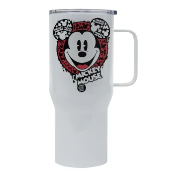 Mickey Mouse, Mega Stainless steel Tumbler with lid, double wall 750L