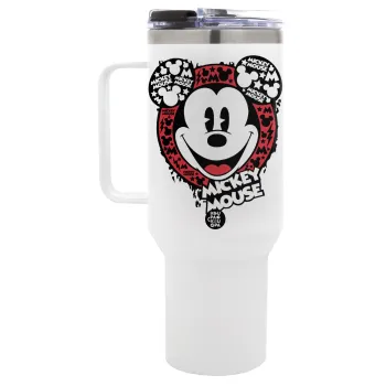 Mickey Mouse, Mega Tumbler με καπάκι, διπλού τοιχώματος (θερμό) 1,2L