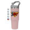 Pink color, 890ml (30oz) stainless Steel Tumbler with Handle