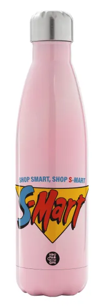S-mart Evil Dead — Metal mug thermos Pink Iridiscent (Stainless steel), double wall, 500ml