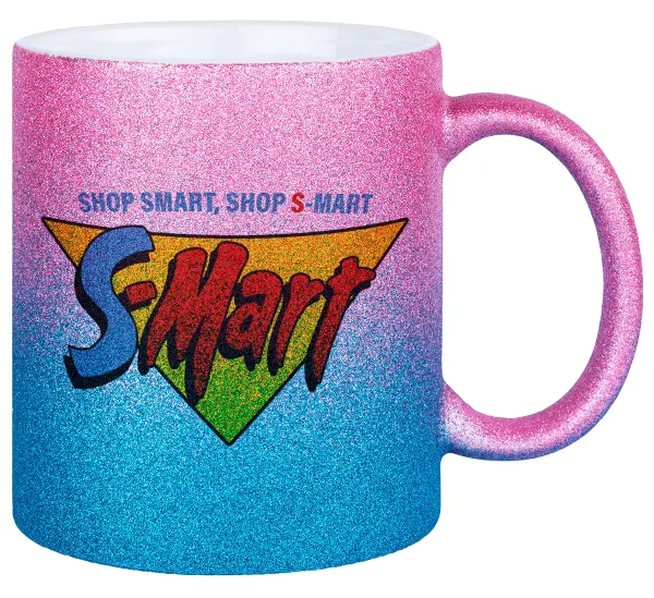 S-mart Evil Dead — Κούπα Χρυσή/Μπλε Glitter, κεραμική, 330ml
