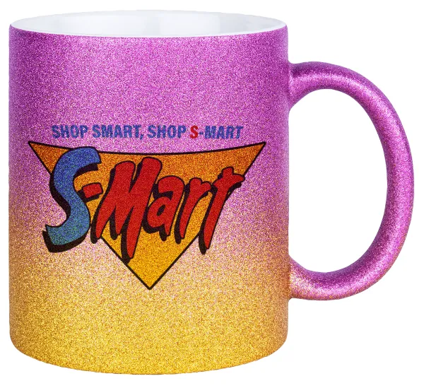 S-mart Evil Dead — Κούπα Χρυσή/Ροζ Glitter, κεραμική, 330ml