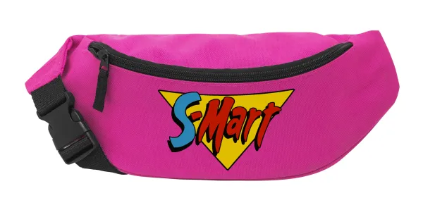 S-mart Evil Dead — Unisex waist bag (banana) in PINK color with 2 pockets
