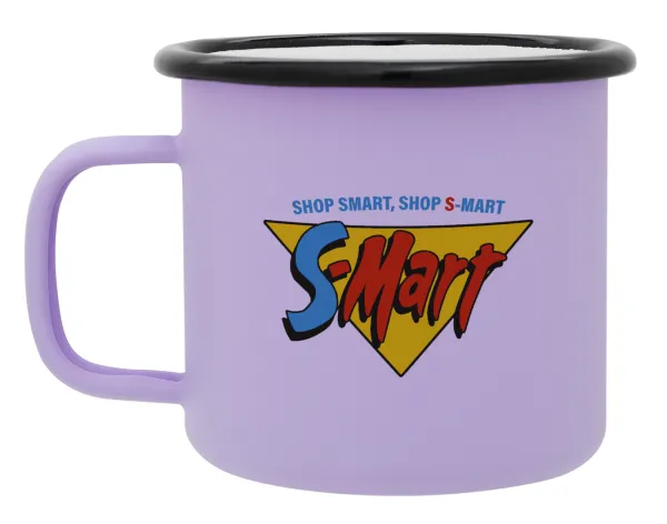 S-mart Evil Dead — Κούπα Μεταλλική εμαγιέ ΜΑΤ Light Pastel Purple 360ml