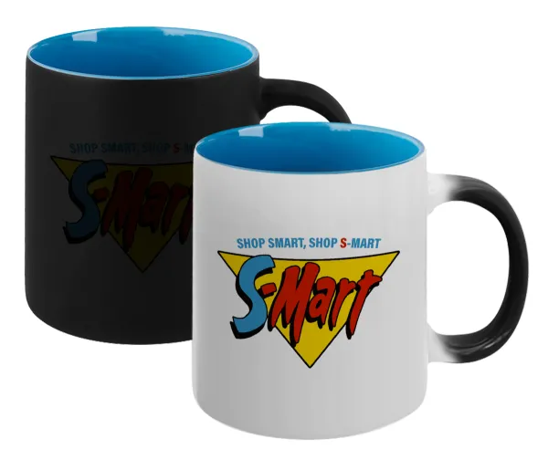 S-mart Evil Dead — Magic mug with blue interior, ceramic, 330ml, changes colour with hot drinks
