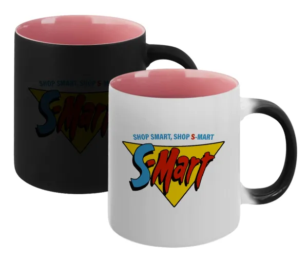 S-mart Evil Dead — Magic mug with pink interior, ceramic, 330ml, changes colour with hot drinks
