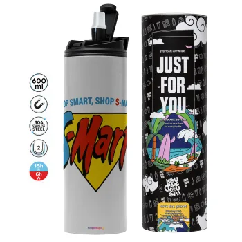 S-mart Evil Dead, Tumbler stainless steel GREY 600ml