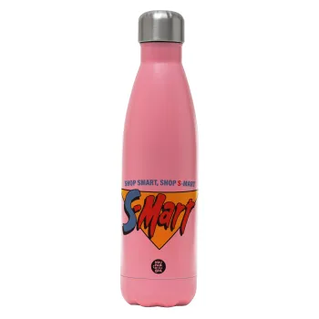 S-mart Evil Dead, Metal mug thermos Pink Mat (Stainless steel), double wall, 500ml