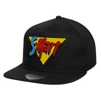 S-mart Evil Dead, Καπέλο παιδικό Flat Snapback, Μαύρο (100% ΒΑΜΒΑΚΕΡΟ, ΠΑΙΔΙΚΟ, UNISEX, ONE SIZE)