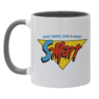 S-mart Evil Dead, Κούπα χρωματιστή γκρι, κεραμική, 330ml