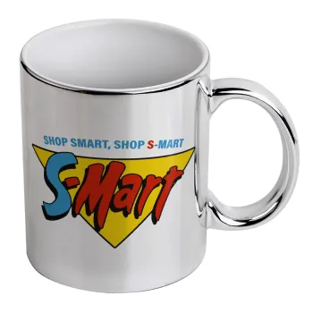 S-mart Evil Dead, Mug ceramic, silver mirror, 330ml