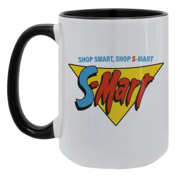 S-mart Evil Dead, Κούπα Mega 15oz, κεραμική Μαύρη, 450ml