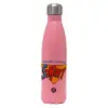 Metal mug thermos Pink Mat (Stainless steel), double wall, 500ml