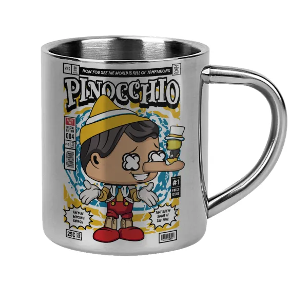 Pinocchio — Κούπα Ανοξείδωτη διπλού τοιχώματος 300ml