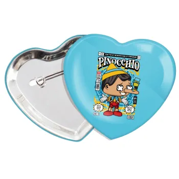 Pinocchio, Κονκάρδα παραμάνα καρδιά (57x52mm)