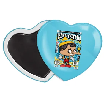 Pinocchio, Μαγνητάκι καρδιά (57x52mm)
