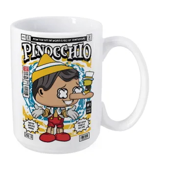 Pinocchio, Κούπα Mega, κεραμική, 450ml